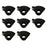 8Pcs For Black & Decker LSTE525 Type 1 / LSTE523 Type 1 / LSTE520 Type 1 Lawn Mower Trimmer Line Feeder Lever, 90626568 - 1