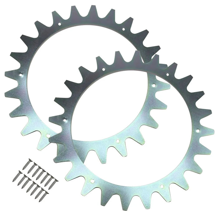 TLMC-01 2Pcs Spikes for Mcculloch ROB R1000 / R800 / R600 Lawn Mower with 14 Self-Tapping Screws - 1
