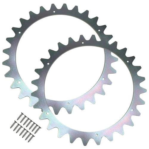TLWH-03 2Pcs Spikes for Husqvarna Automower 315 / 310 / 305 Lawn Mower with 14 Self-Tapping Screws - 1