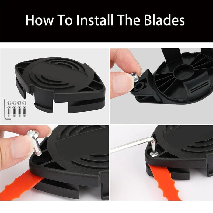 For BLACK+DECKER EVBD-01 Weed Eater Head Garden Lawn Mower Trimmer Head Mower Tool Accessories - 3