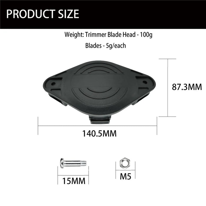 For BLACK+DECKER EVBD-01 Weed Eater Head Garden Lawn Mower Trimmer Head Mower Tool Accessories - 5