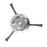 Steel Wire Grass Trimmer Head 3 Blades Weed Cutter Wheel Mower Attachment - 1