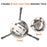 Steel Wire Grass Trimmer Head 3 Blades Weed Cutter Wheel Mower Attachment - 7