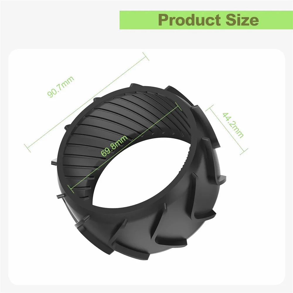 2Pcs For Worx Landroid M500 M700 S300 M1000 Robotic Lawn Mower Anti-Skid Rubber Front Wheel Protector - 6