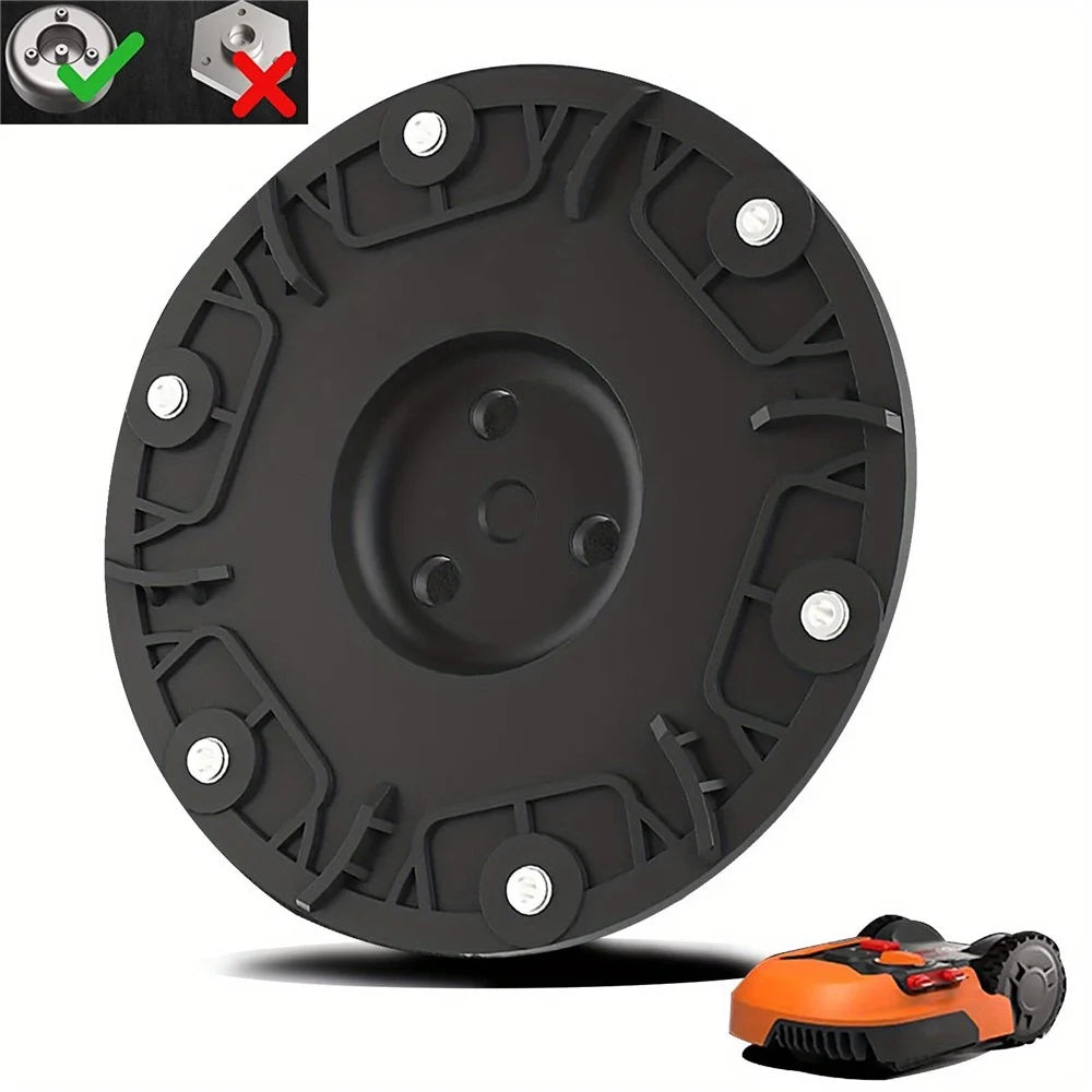RSD-01 For Worx / Landxcape / Kress / Einhell Lawn Mower Round Connector ABS Cutterhead Turntable - 1