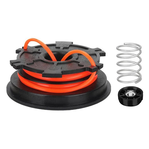 Spool + Spool Cap + Spring for MTD / Troy-Bilt / Bolens Grass Trimmer Part, 753-1156 / 791-153066B / 791-610317B - 1