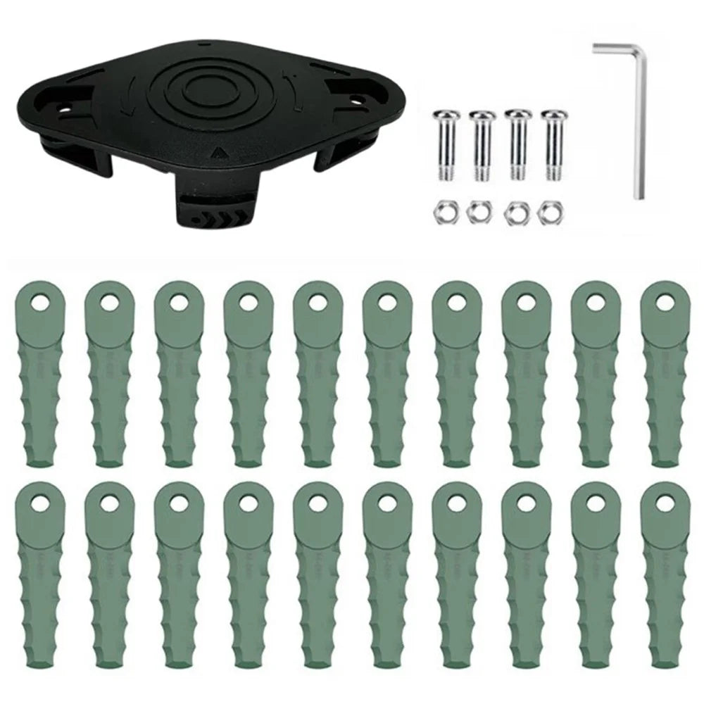 For Parkside PRTA 20-Li A1-IAN 311046 / B1-IAN 330831 EVP-01 Trimmer Head + 20 RS-0001 Blades Lawn Mower Part - 1