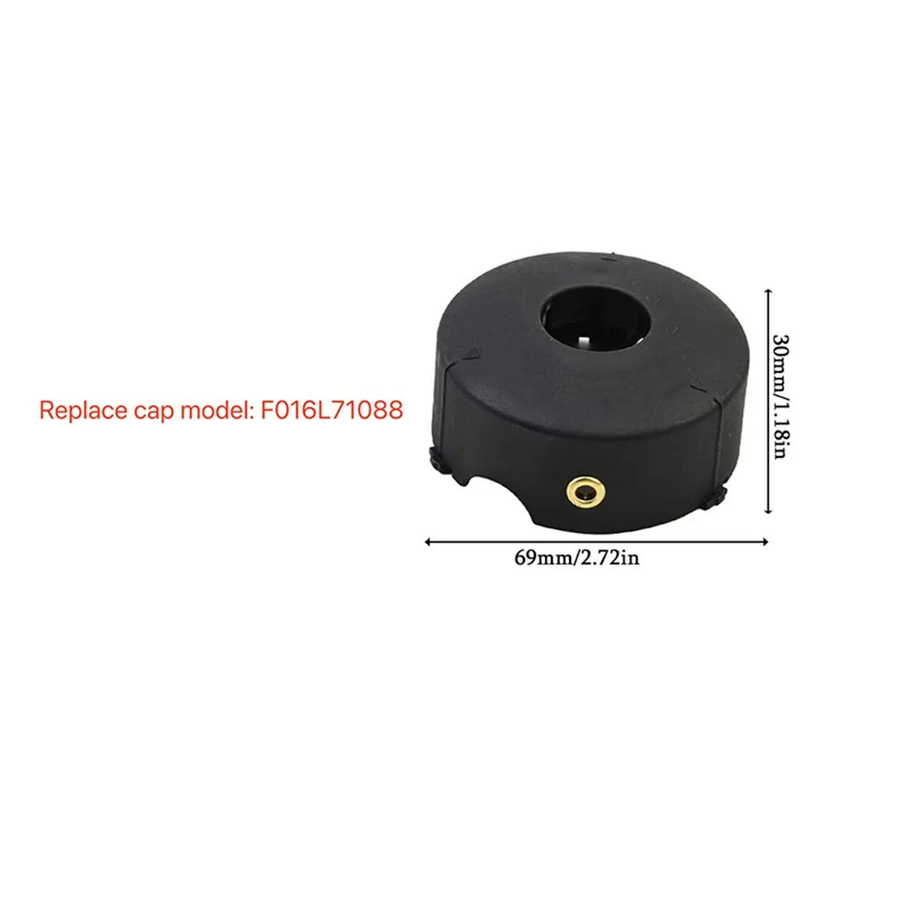 For Bosch ART 23 Combitrim / ART 26 Combitrim Lawn Mower 4Pcs Spool Cap, F016L71088 - 4