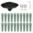 EVBO-01 Trimmer Head + 20 RS-0001 Blades for Bosch Universal Grasscut 18  /  18-26  /  18-260 Lawn Mower - 1