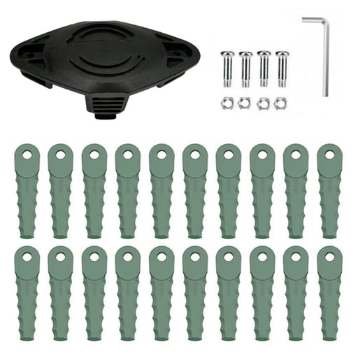 EVBO-01 Trimmer Head + 20 RS-0001 Blades for Bosch Universal Grasscut 18  /  18-26  /  18-260 Lawn Mower - 1