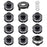 Replacement Set for Toro 51301 / 51256 Lawn Mower 10Pcs 88175 Spool + 73-8200 Trimmer Cover + 73-8220 Spring - 1