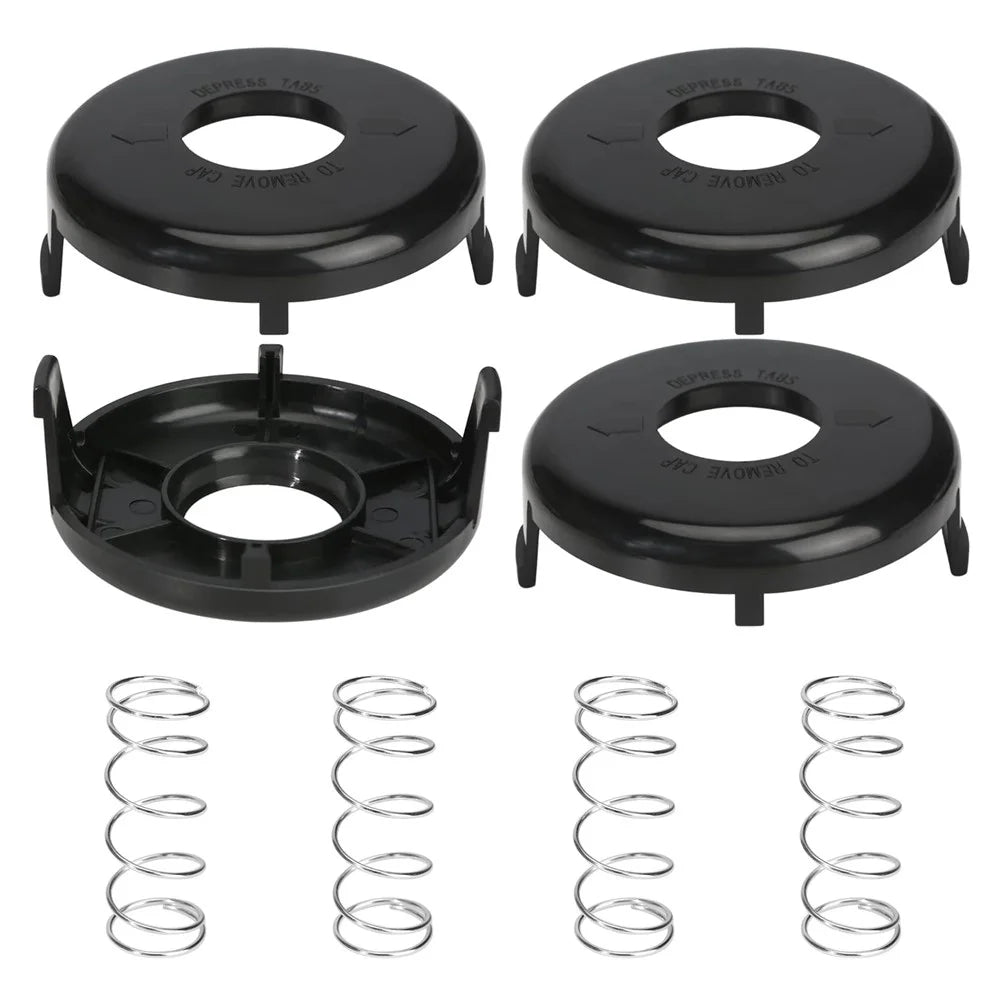 For Toro 51256 / 51301	Lawn Mower Replacement Parts Set 4Pcs 73-8200 Mower Cover + 4Pcs 73-8220 Spring - 1