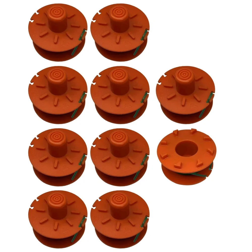 10Pcs For Gardena Turbotrimmer Smallcut Lawn Trimmer Nylon Rope Replacement Spool, 05367-20 - 1