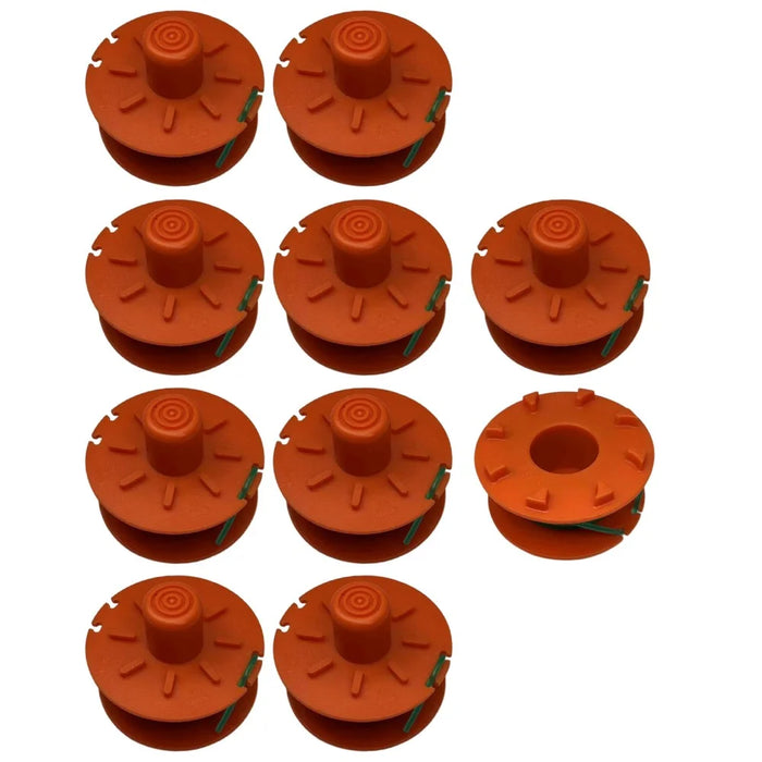 10Pcs For Gardena Turbotrimmer Smallcut Lawn Trimmer Nylon Rope Replacement Spool, 05367-20 - 1