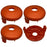 4Pcs For Gardena Turbotrimmer Smallcut Lawn Trimmer Plastic Replacement Spool Cap, 05329-20 - 1