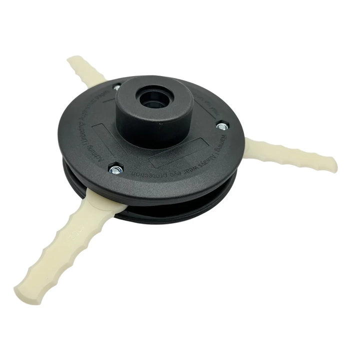 Trimmer Head for STIHL FS56 / FS55 / FS44 Lawn Mower Replacement Part with 3 Nylon Blades, 4002 710 2189 - 1