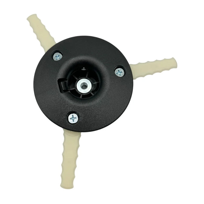 Trimmer Head for STIHL FS56 / FS55 / FS44 Lawn Mower Replacement Part with 3 Nylon Blades, 4002 710 2189 - 4