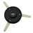 Trimmer Head for STIHL FS56 / FS55 / FS44 Lawn Mower Replacement Part with 3 Nylon Blades, 4002 710 2189 - 7