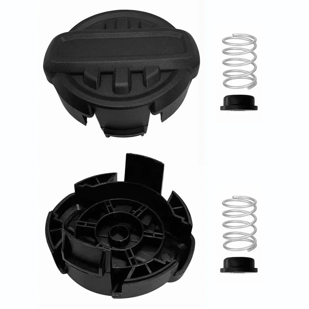 2 Sets Trimmer Head Cap + Spring + Spring Washer for Dewalt DCST922P1 / DCST922B / DCST972X1 String Trimmer, RSDWO995-1 - 1