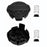 2 Sets Trimmer Head Cap + Spring + Spring Washer for Dewalt DCST922P1 / DCST922B / DCST972X1 String Trimmer, RSDWO995-1 - 1