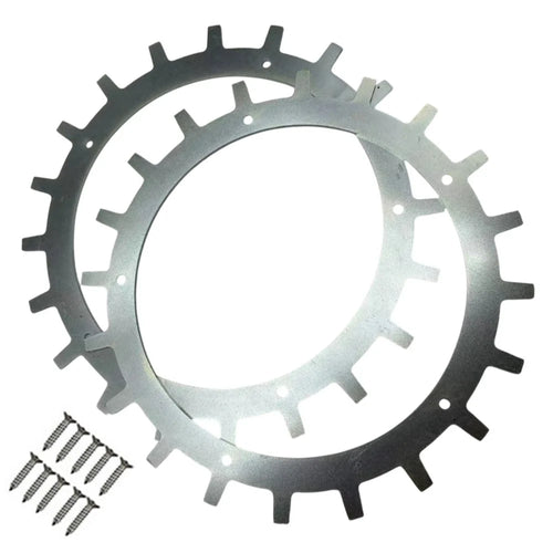 TLWG-02 2Pcs for Gardena Sileno Minimo 250 Lawn Mower Anti-Slip Traction Wheel Spikes - 1