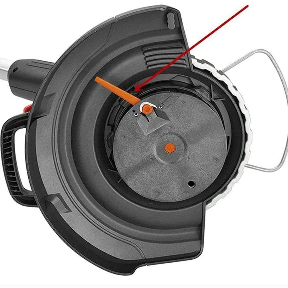 L70 100Pcs Plastic Blades for Gardena 9823 / 9825 / 9820 / 9821 / 9828 Lawn Trimmer Spare Parts - Orange - 2