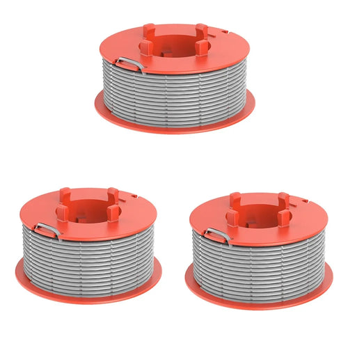 3Pc F016800175 Mower Spool for Bosch ART 30 / ART 23 COMBITRIM Grass Trimmer Spool - 1