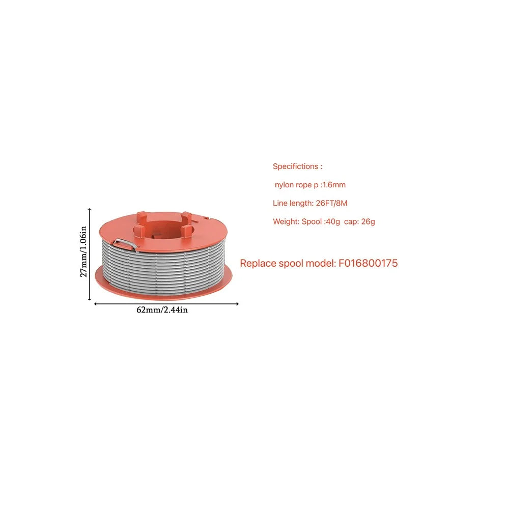 3Pc F016800175 Mower Spool for Bosch ART 30 / ART 23 COMBITRIM Grass Trimmer Spool - 4