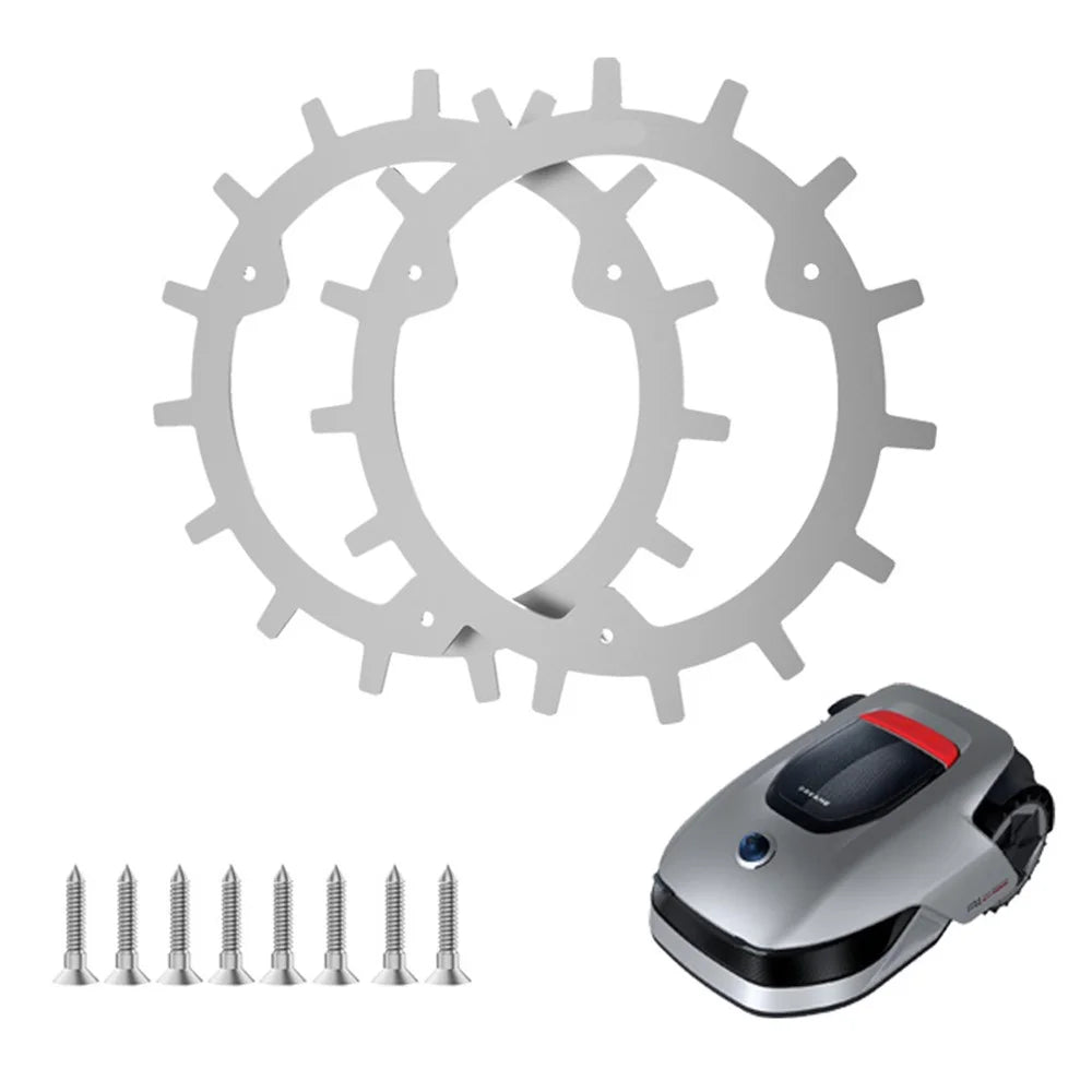 TLDM-01 2Pcs for Mova 600  /  ViAX 250  /  ViAX 300  /  Dreame A1  /  A1 Pro Anti-slip Spikes Traction Wheels Lawn Mowing Robots Accessories Parts - 1