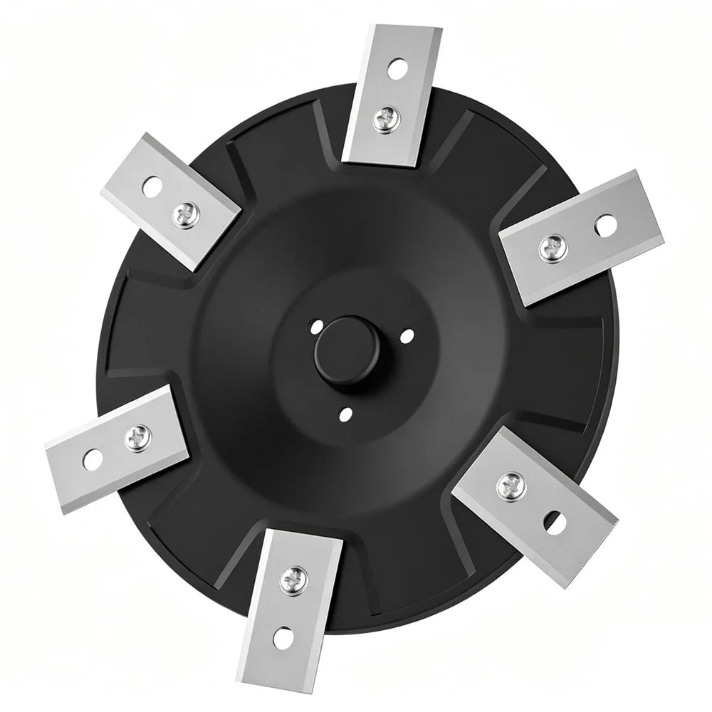 RIS-MYU-01 Cutting Disc with 6 Blades for Mammotion YUKA 1500 / 2000 / 3000 Robotic Lawn Mower Replacement Part - Black - 1
