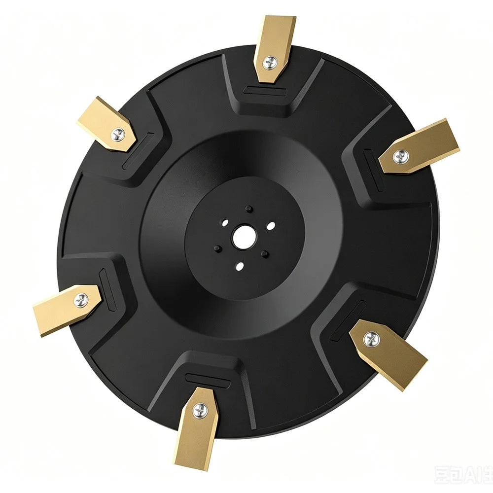 RIS-EOC-01 Cutting Disc with 6 Blades for Ecovacs GOAT O500 / O600 RTK / O800 Panorama / O800 RTK Lawn Mower - Black - 1