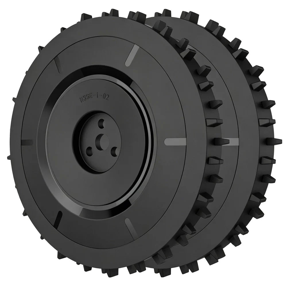 RSSE-i-02 2Pcs Off-Road Traction Wheels for Segway Navimow i105E / i108E / i110N Robotic Lawnmower - Black - 1