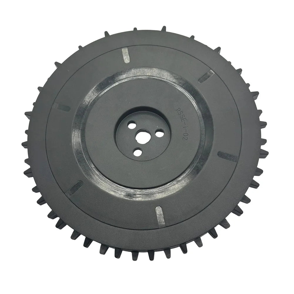 RSSE-i-02 2Pcs Off-Road Traction Wheels for Segway Navimow i105E / i108E / i110N Robotic Lawnmower - Black - 2