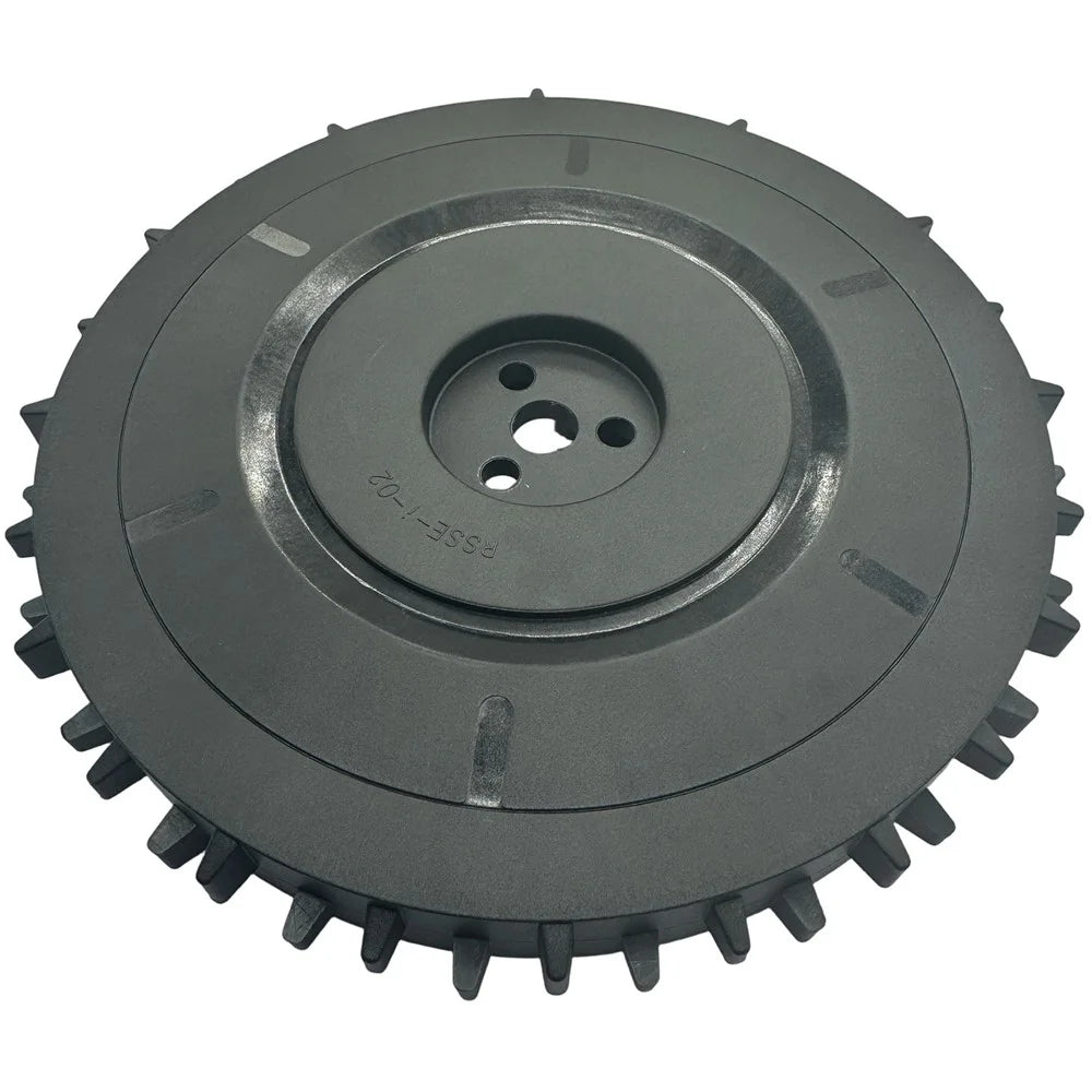 RSSE-i-02 2Pcs Off-Road Traction Wheels for Segway Navimow i105E / i108E / i110N Robotic Lawnmower - Black - 7