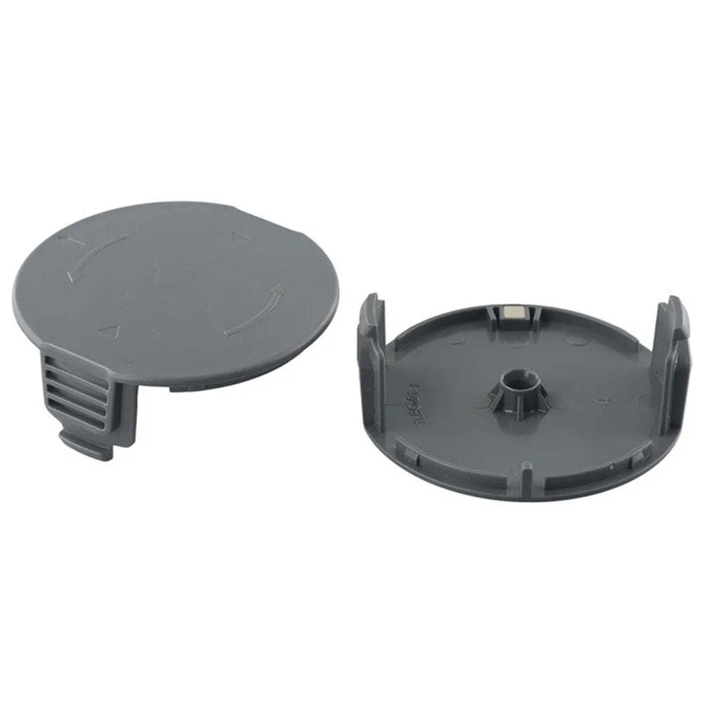 2Pcs 1600A01R5J Spool Cover for Bosch Universal Grasscut 18 / Grasscut 18-26 / Grasscut 18-260 , ABS Trimmer Spool Caps - 1