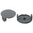 2Pcs 1600A01R5J Spool Cover for Bosch Universal Grasscut 18 / Grasscut 18-26 / Grasscut 18-260 , ABS Trimmer Spool Caps - 1