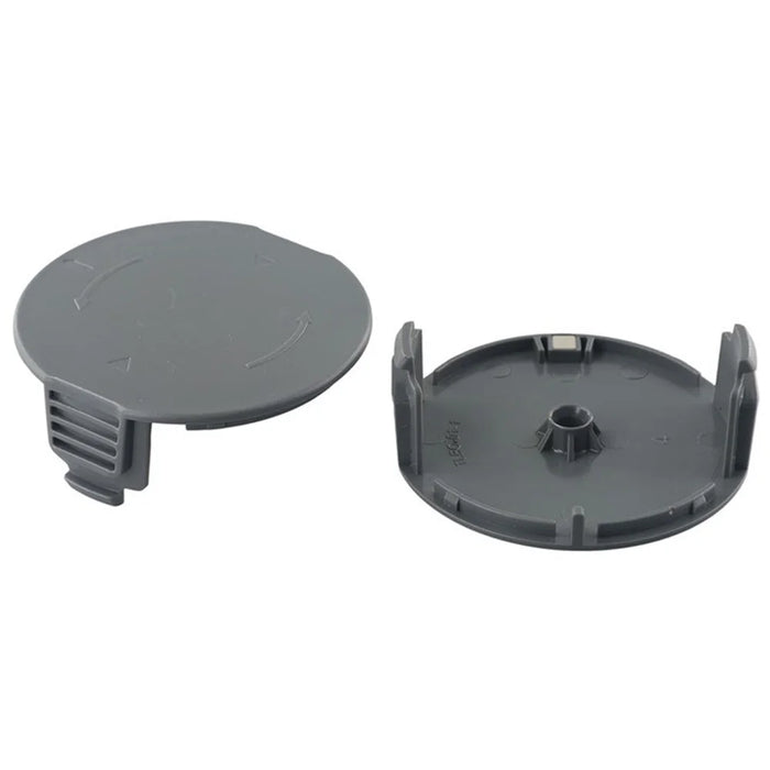 2Pcs 1600A01R5J Spool Cover for Bosch Universal Grasscut 18 / Grasscut 18-26 / Grasscut 18-260 , ABS Trimmer Spool Caps - 1