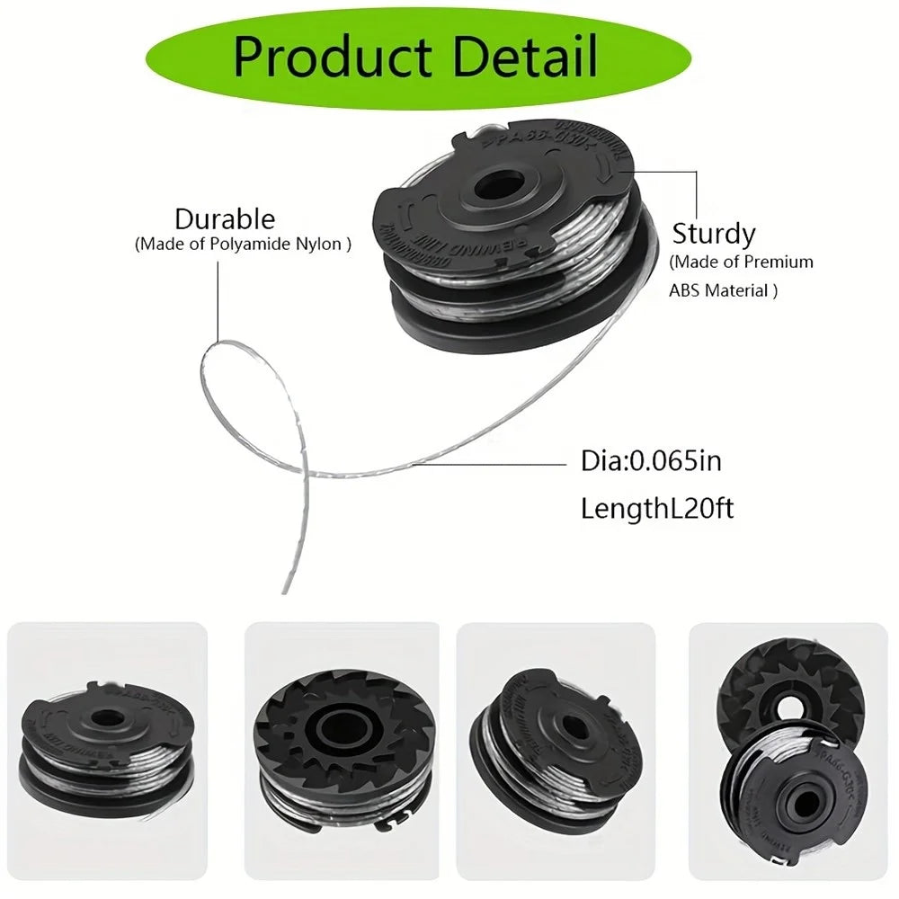 1Pc F016800351 Mower Spool Line for Bosch ART 30-36 LI / 24 / 27 / 30 Grass Trimmer Wire - 5