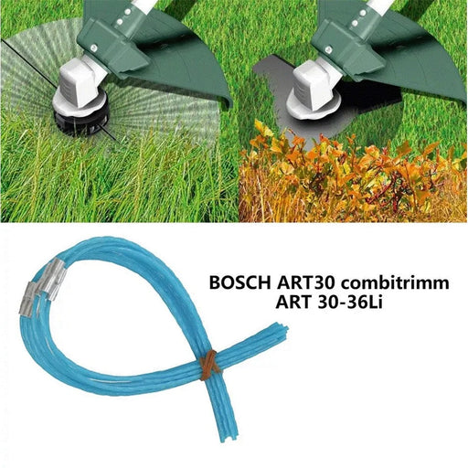 F016800182 30Pcs Spool Line for Bosch ART 30 Combitrim / ART 30-36 LI Lawn Mower Spool Nylon Line with Buckle - 2