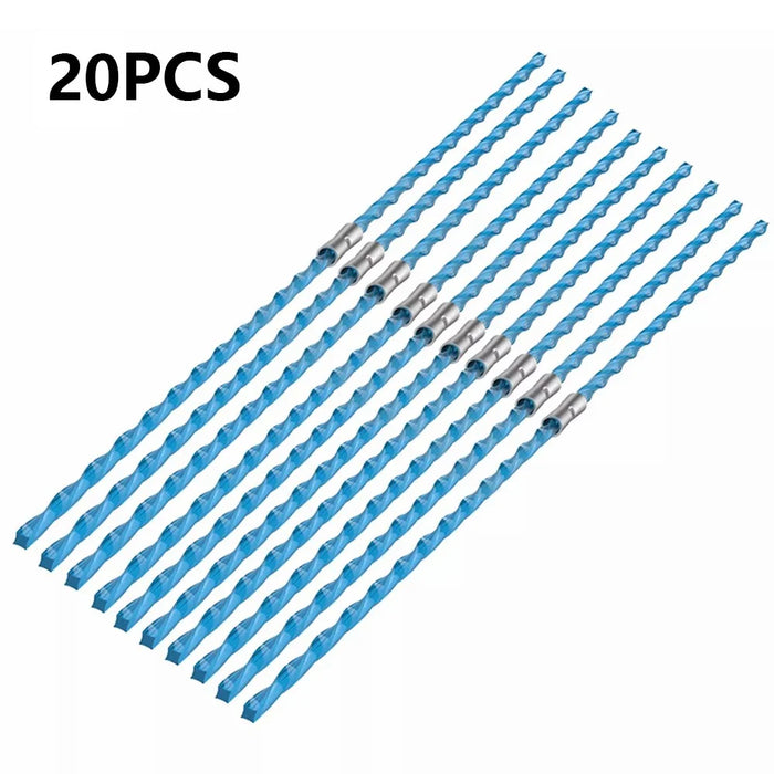 F016800182 20Pcs Spool Line for Bosch ART 30 Combitrim / ART 30-36 LI Trimmer Nylon Line with Buckle - 1