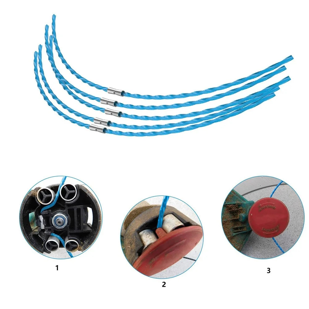10Pcs A6487 Spool Lines for Black & Decker GL680 / GL685 / GL690 , 3.5mm Strong Nylon Trimming Lines with Buckle - 2