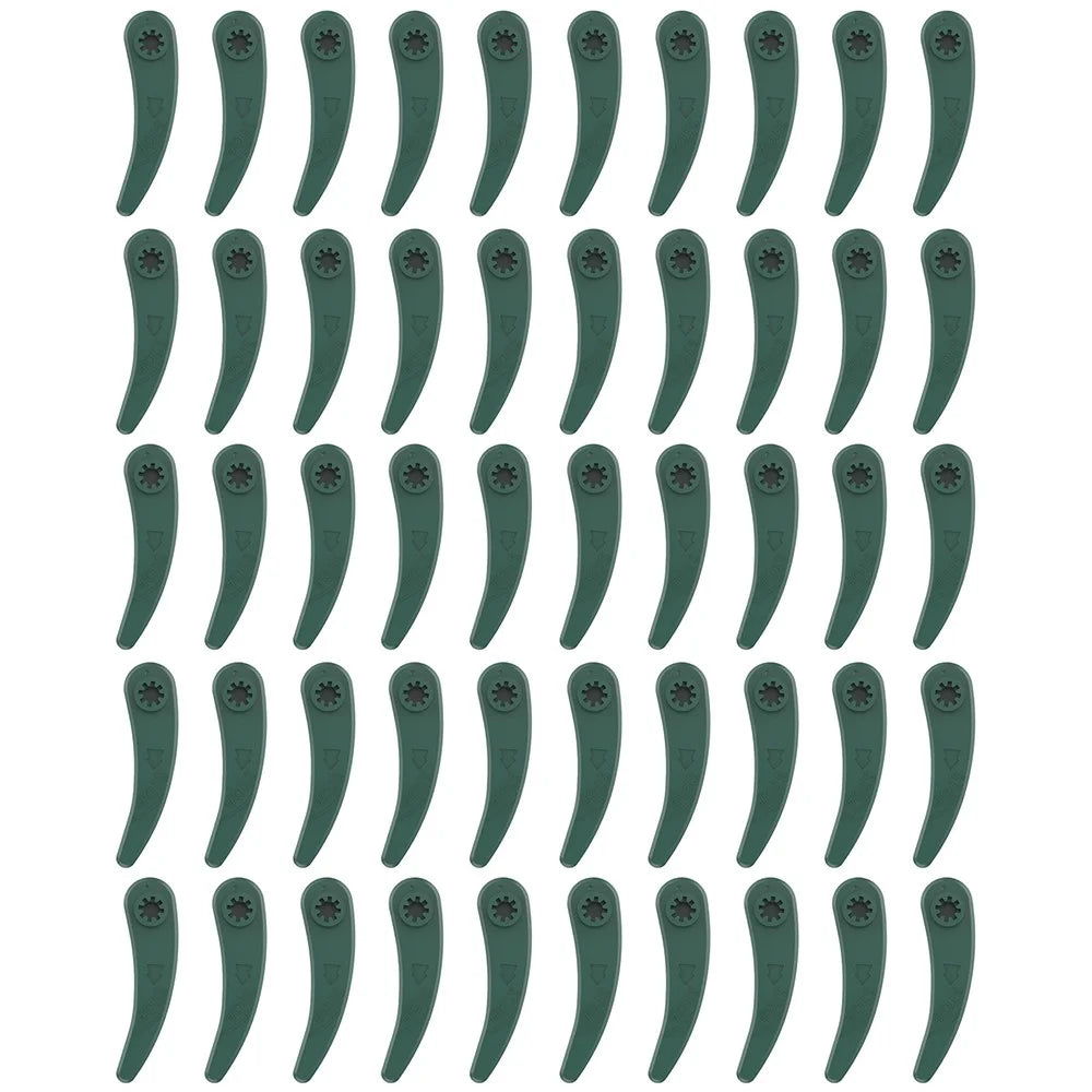 50Pcs F016800372 Lawn Mower Blades for Bosch ART 26-18 LI 083-B3-0009 / ART 23-18 LI Trimmer Blades - 1