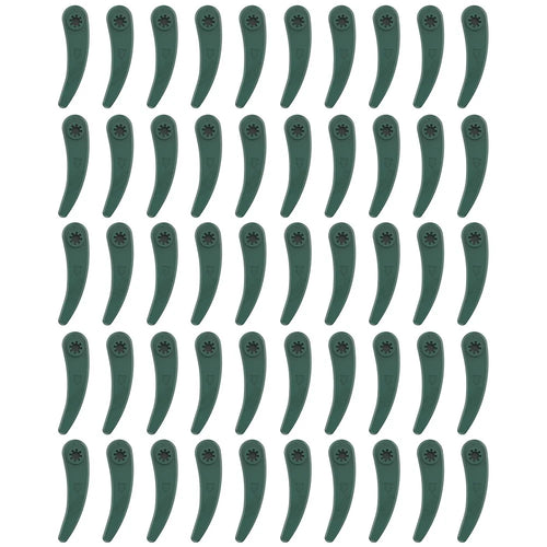 50Pcs F016800372 Lawn Mower Blades for Bosch ART 26-18 LI 083-B3-0009 / ART 23-18 LI Trimmer Blades - 1