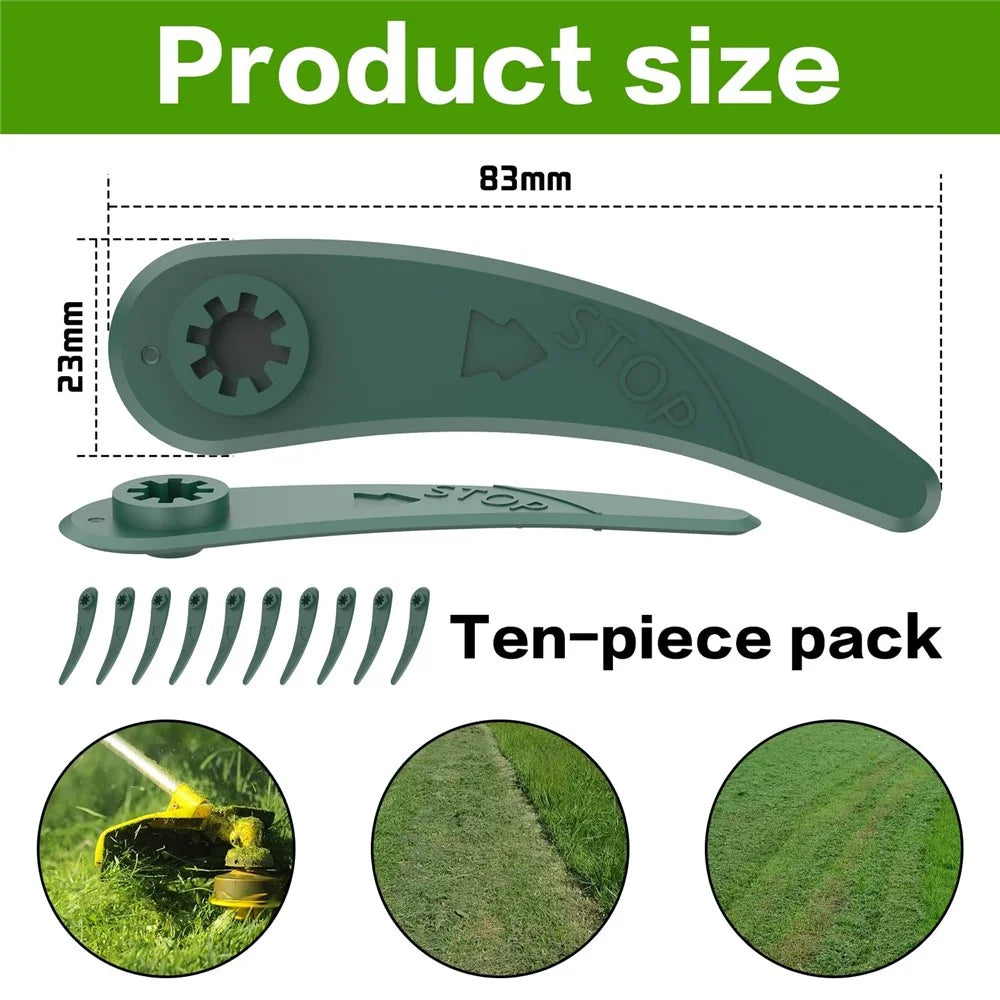 60Pcs F016800372 Replacement Blades for Bosch ART 26-18 LI 083-B3-0009, ART 23-18 LI Grass Trimmers - 7