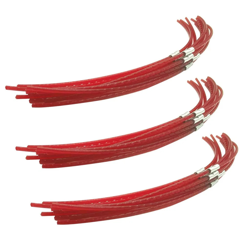 F016800181 30Pcs Replacement Spool Line for Bosch ART 26 Combitrim Trimmer Nylon Line with Buckle - 1