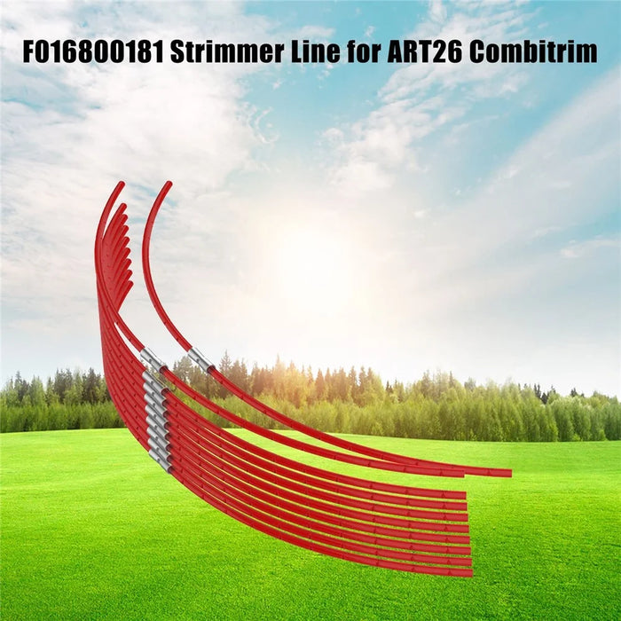 F016800181 30Pcs Replacement Spool Line for Bosch ART 26 Combitrim Trimmer Nylon Line with Buckle - 3