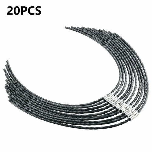 20Pcs F016800431 Trimmer Line for Bosch AFS 23-37 Strimmer Mowing Accessory Nylon Cord with Buckle - 1