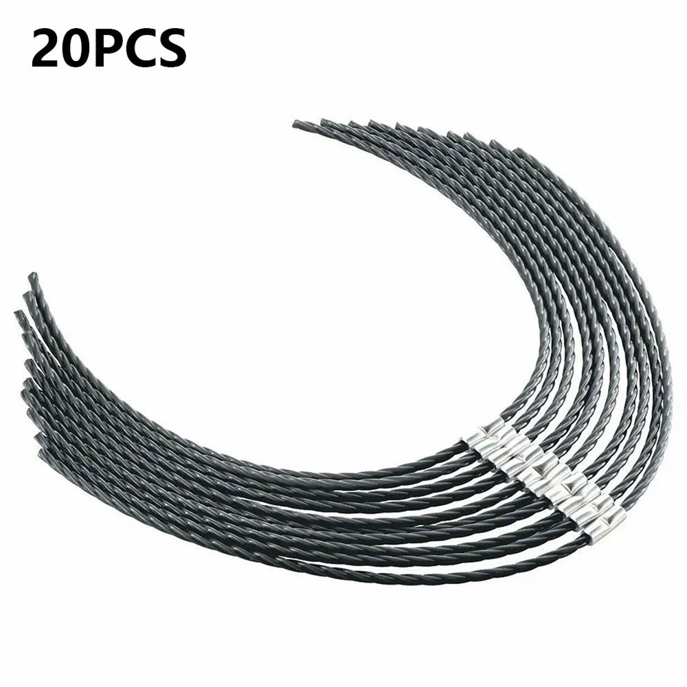 20Pcs F016800431 Trimmer Line for Bosch AFS 23-37 Strimmer Mowing Accessory Nylon Cord with Buckle - 1