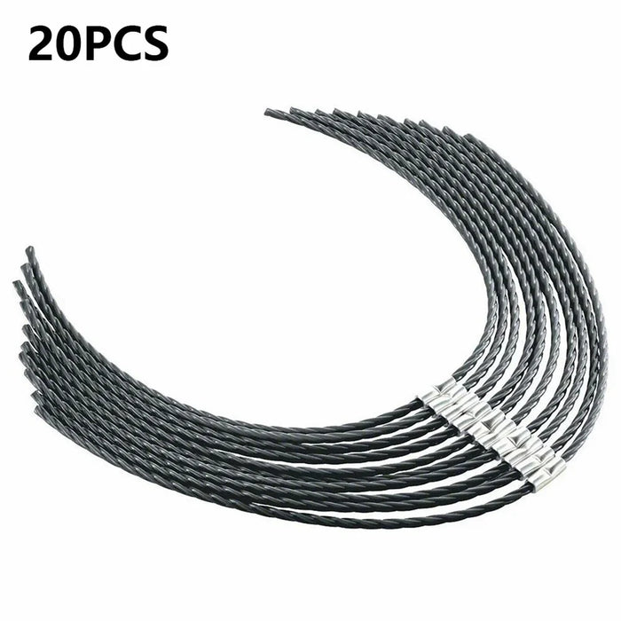 20Pcs F016800431 Trimmer Line for Bosch AFS 23-37 Strimmer Mowing Accessory Nylon Cord with Buckle - 1