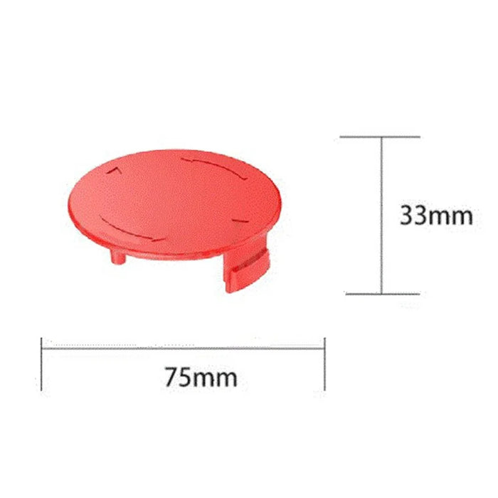 2Pcs Replacement Plastic Spool Cover Cap for Bosch AFS 23-37 Strimmer, F016F04841 - 3